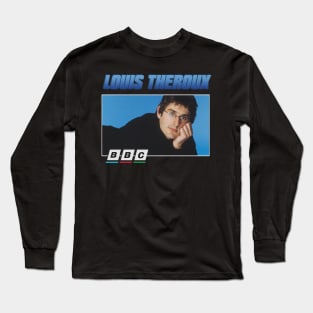 Louis Theroux 90s Blue Long Sleeve T-Shirt